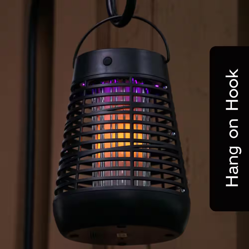 Portable Solar Insect Killer Torch with LED Flame Effect