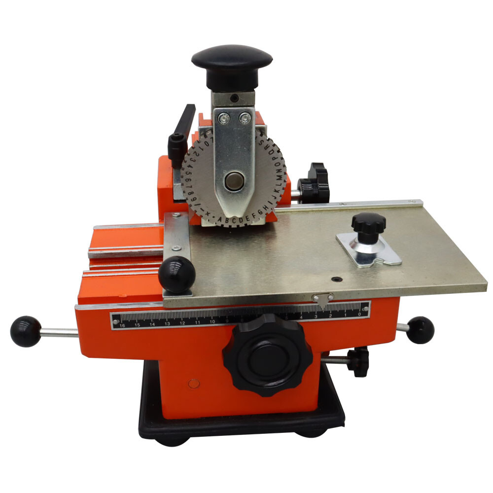 Semi-automatic sheet embosser Stamping Tag Printer Making Machine 4mm Letter