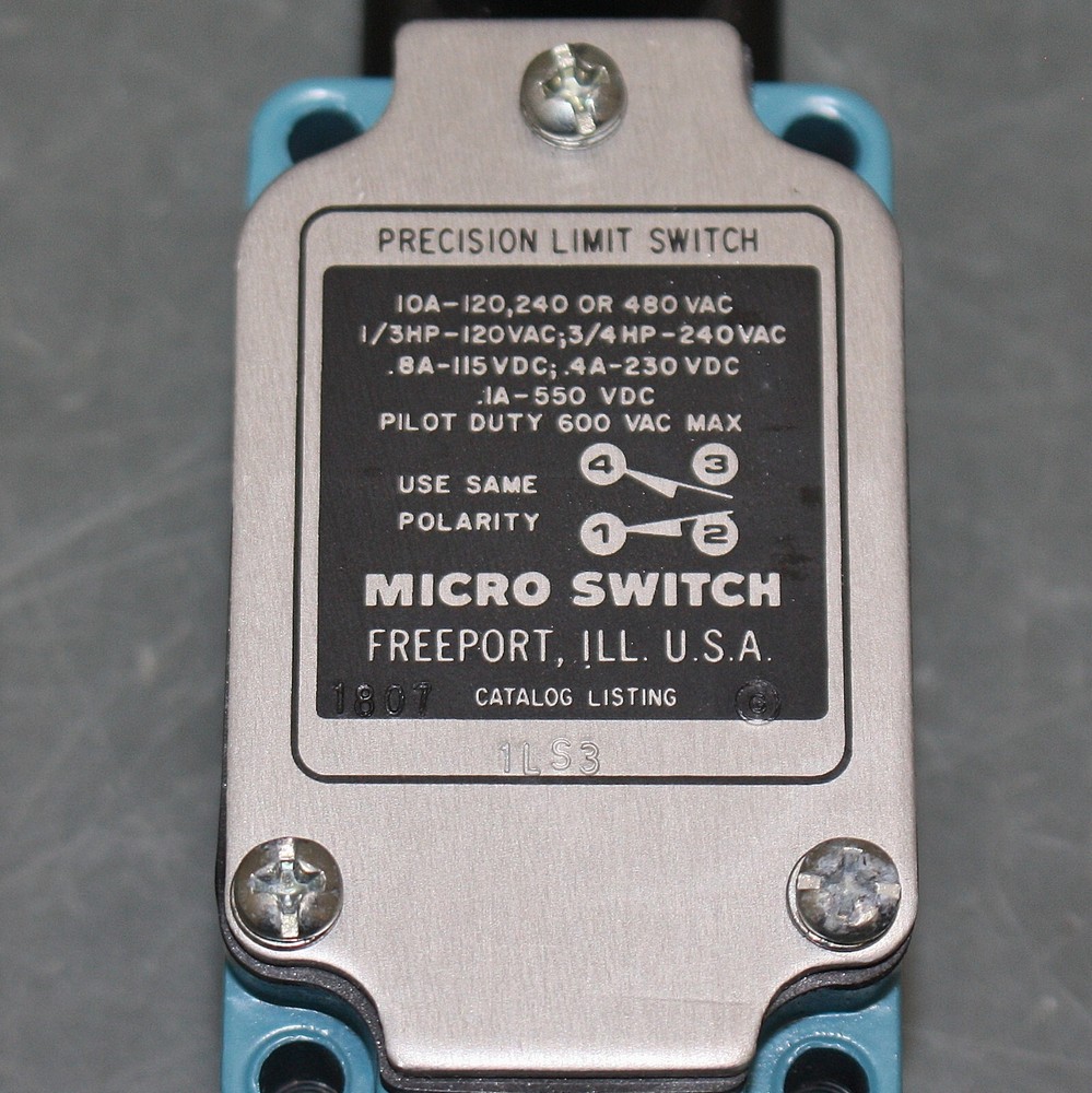 PARTIAL - Honeywell Micro Switch Rotary Limit Switch ILS3, 10A @ 480V AC