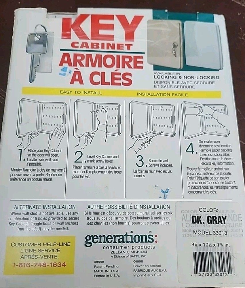 key cabinet holds 24 keys