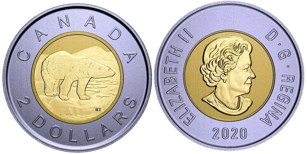 Canada 2020 Regular Specimen Toonie!!