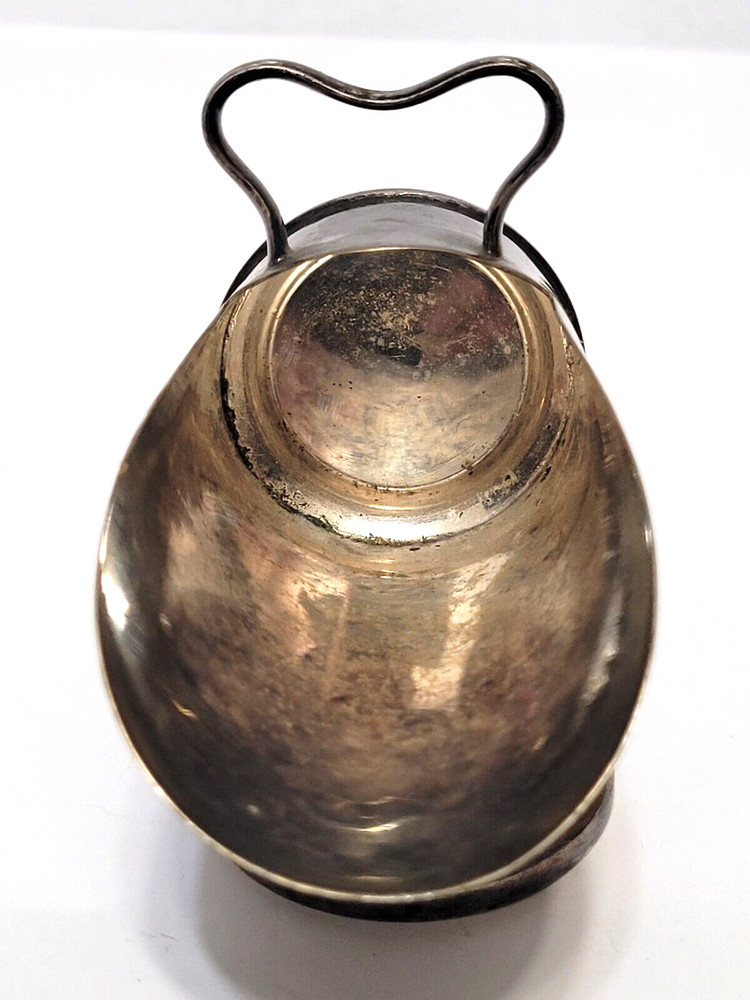 Vintage Silver Plated Sugar Scuttle, Plain & Simple Design