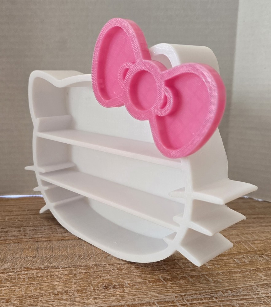 Hello Kitty Mini Shelf Display Stand with PINK Bow