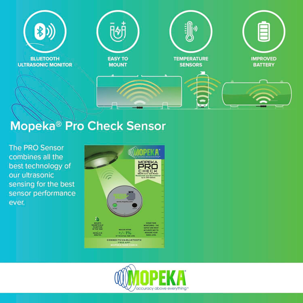 Pro Check Sensor - Wireless Propane Tank Magnetic Sensor Level Indicator - Propa