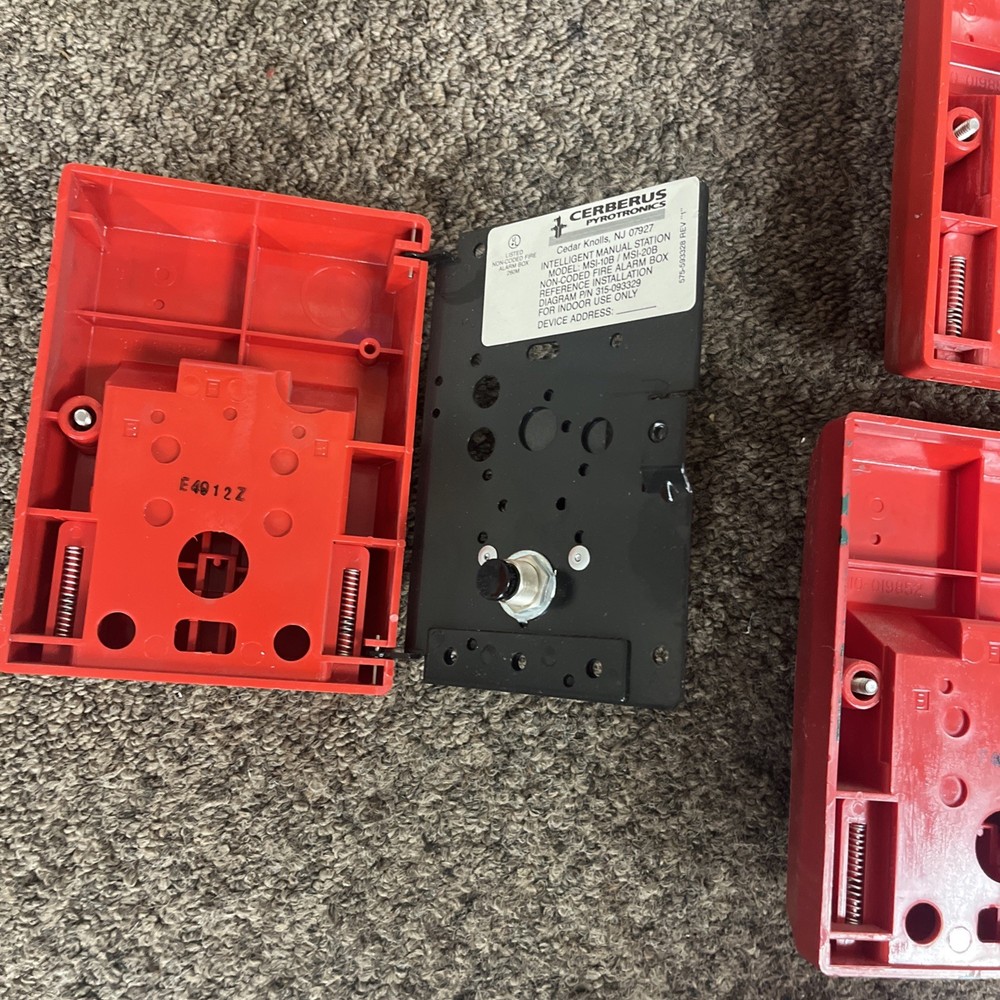 CERBERUS PYROTRONICS MSI-10B MANUAL PULL STATION Single Action