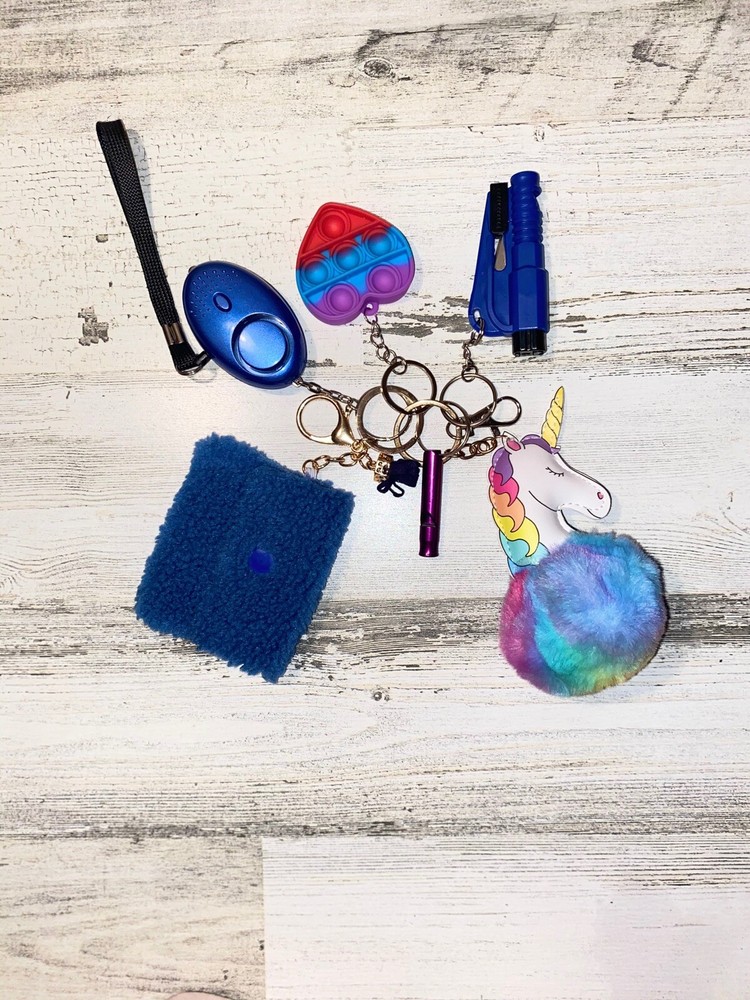 Self Defense Kids Backpack Keychain