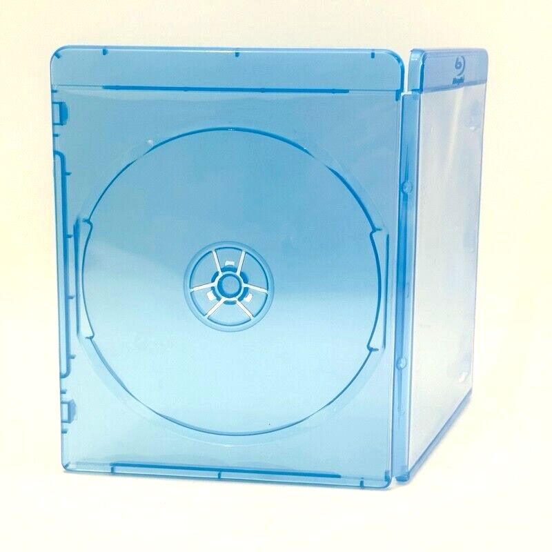Replacement 11mm 2-Disc Blu-ray Case with Outer Sleeve Raised Licensed Logo Clip