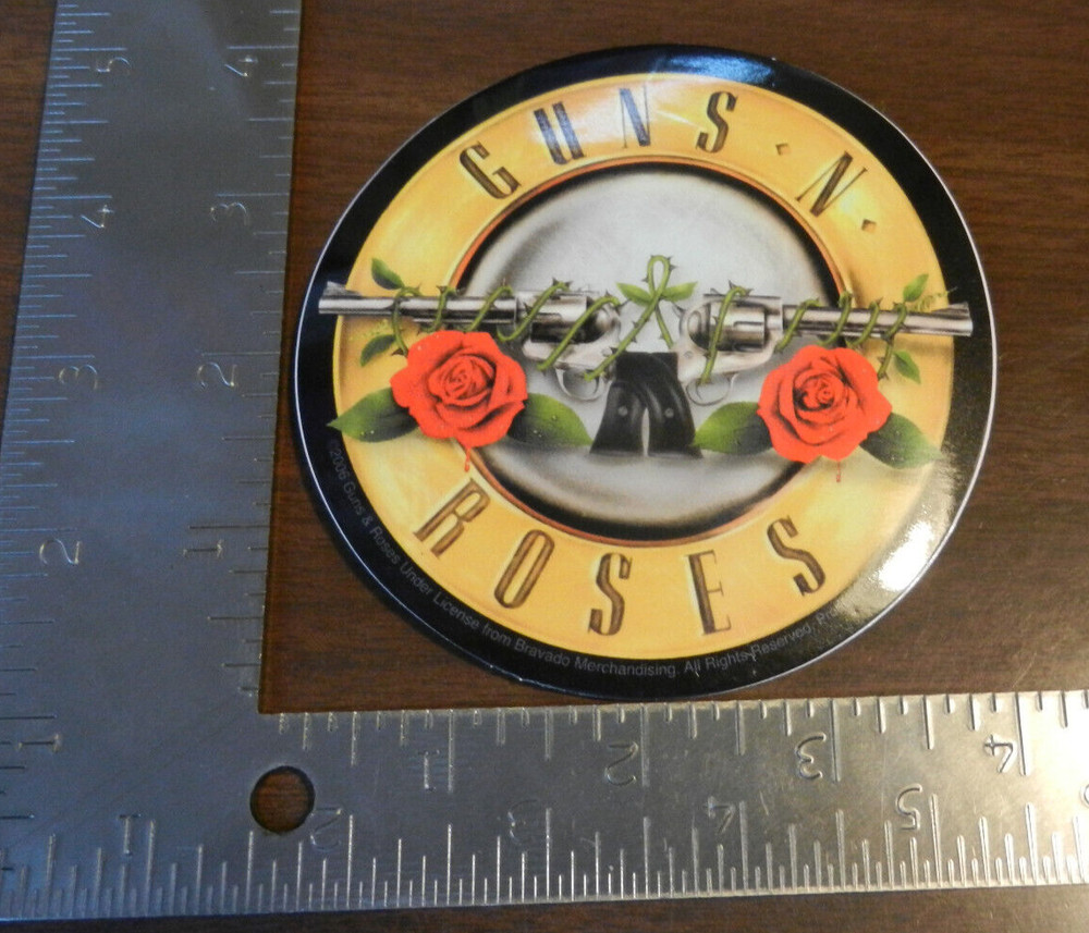 NEW GUNS & ROSES STICKER