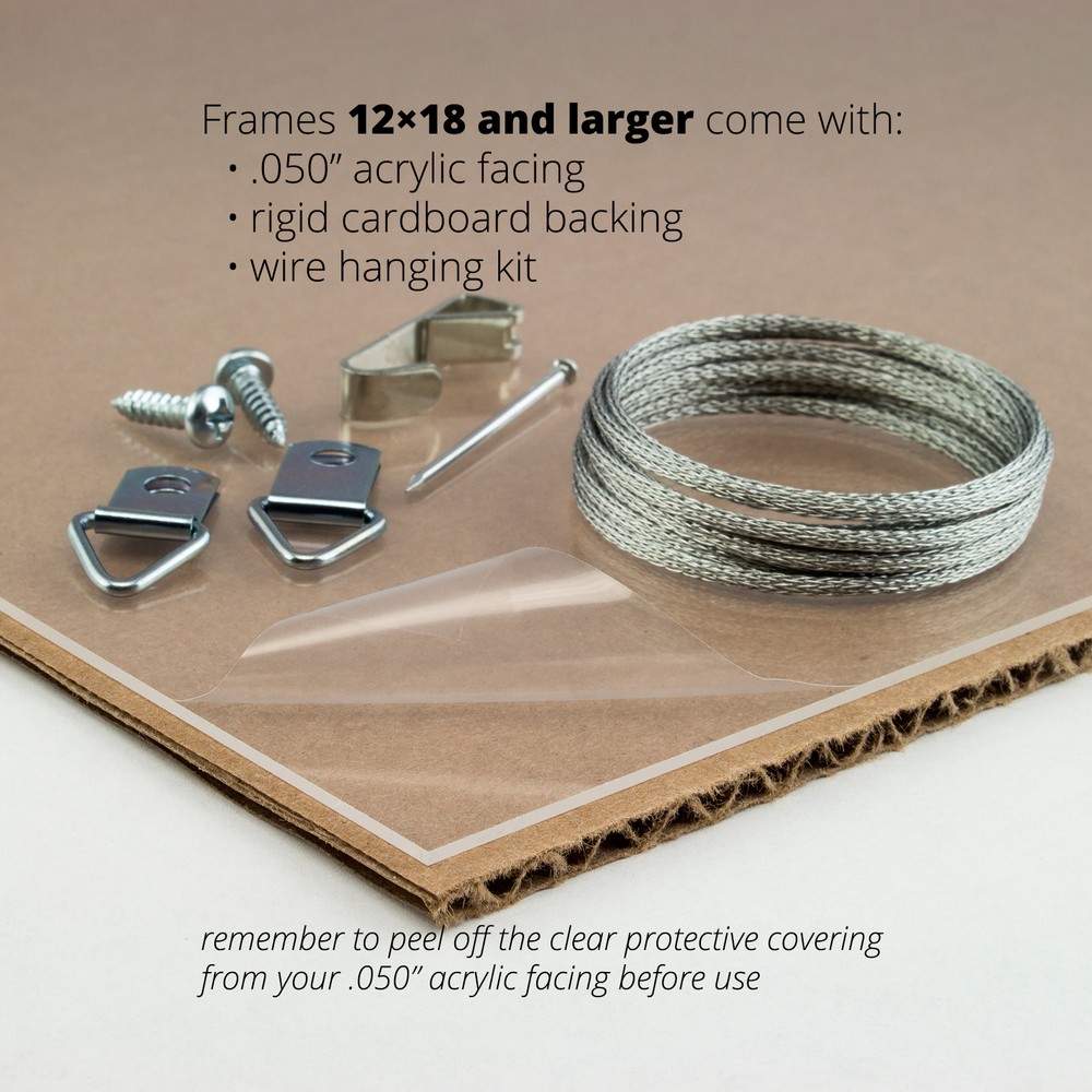 Craig Frames Essentials, 1" Wide Simple Satin White Picture Frame With a Mat