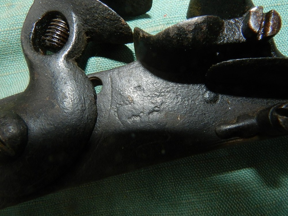 Early Tower with Crown Brown Bess Complete Flintlock Lock