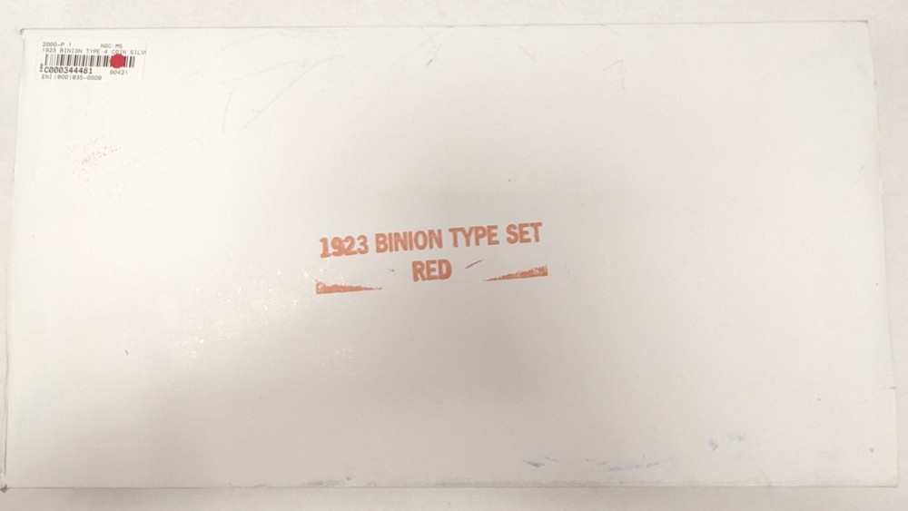 1923 Binion Type 4 Coin Silver Set NGC Uncirculated