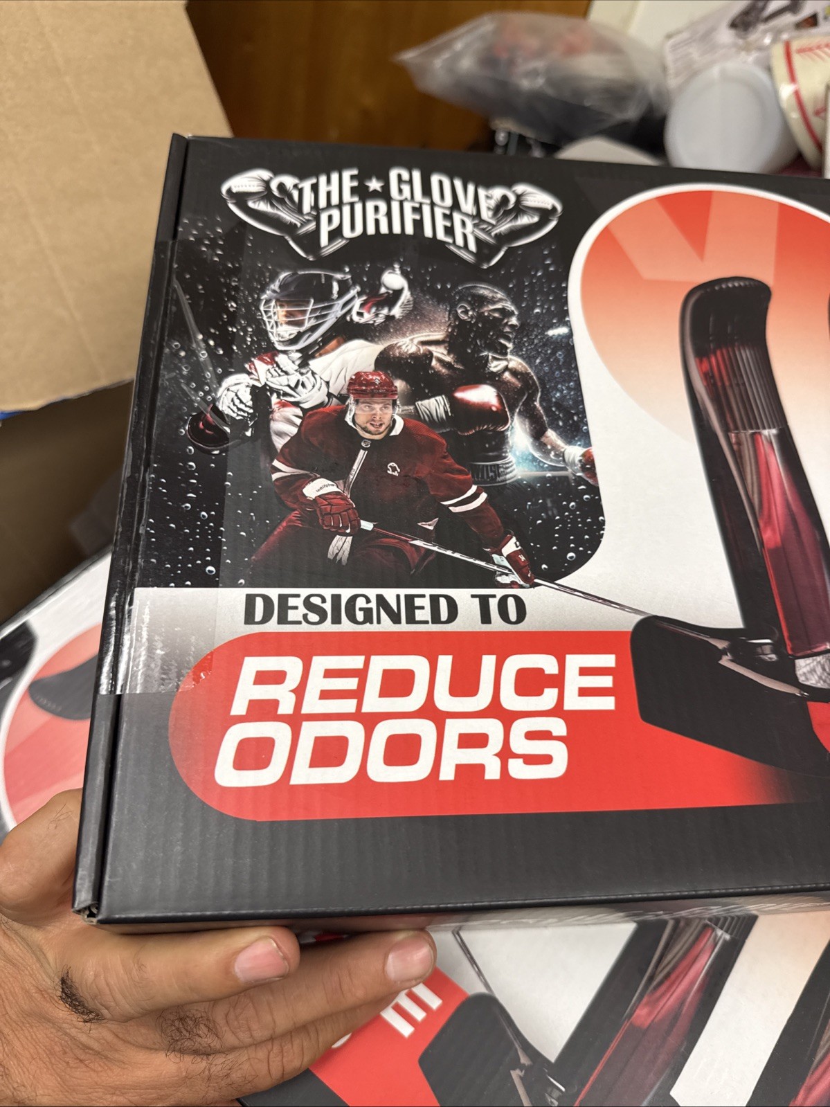 V2 Boxing Glove Drying System with Thermal. eating, Air Treatment Cycle