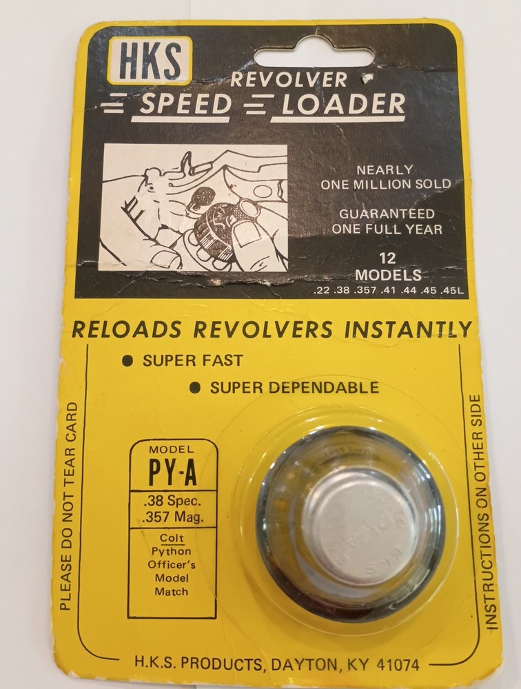 HKS PY-A Speed Loader for 38 Special 357 Magnum Colt Python