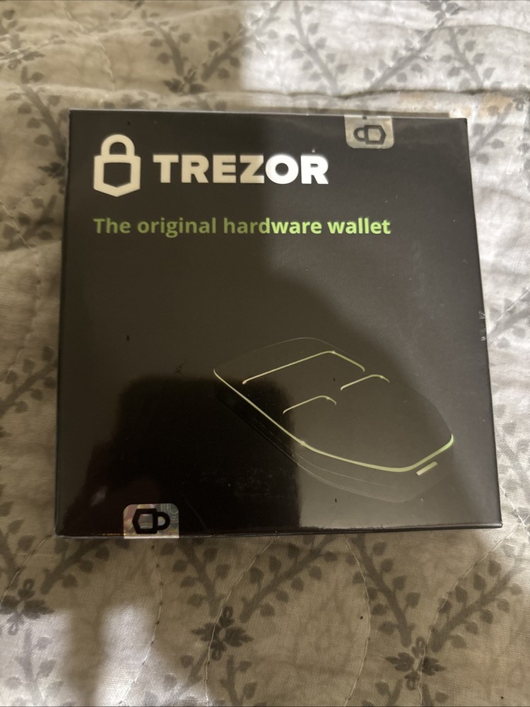 Trezor Model One Hardware Wallet - Secure Crypto Storage for BTC, ETH & More