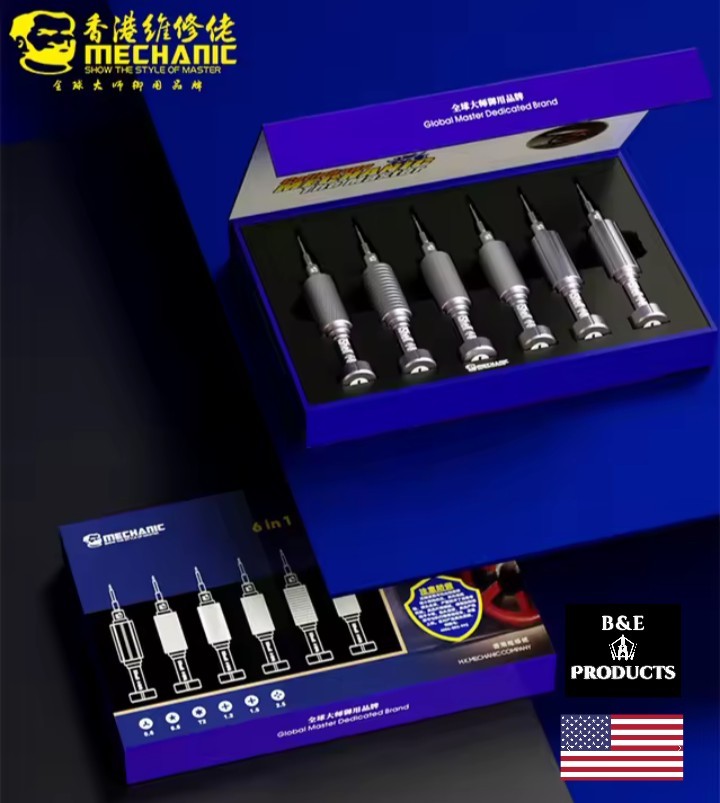 iShell Mortar Mini, TORQUE Precision Screwdriver 6 In 1 FULL SET