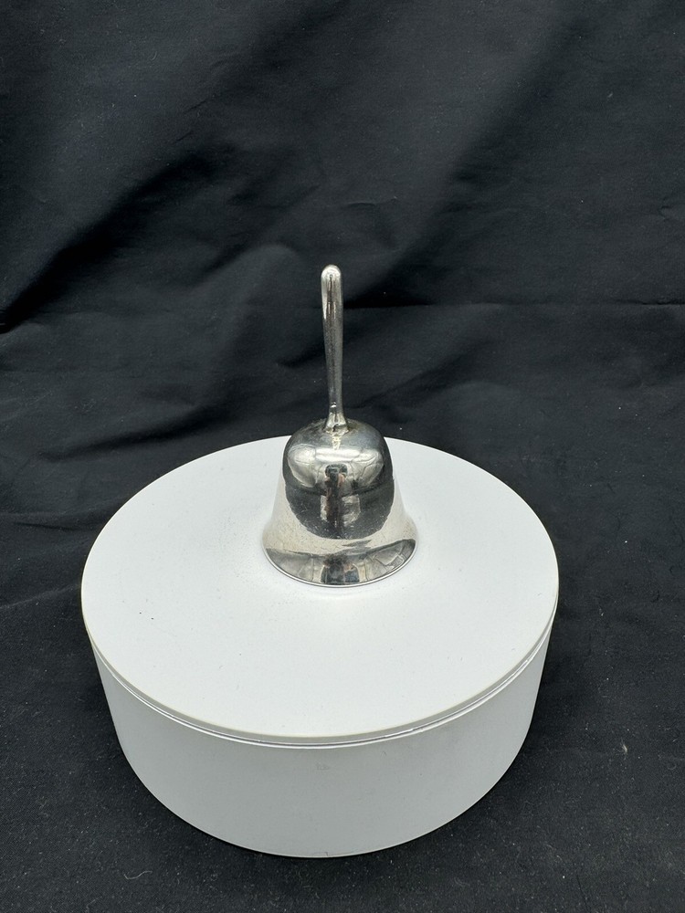 Antique Solid 84 Silver Dinner Bell, 54 grams
