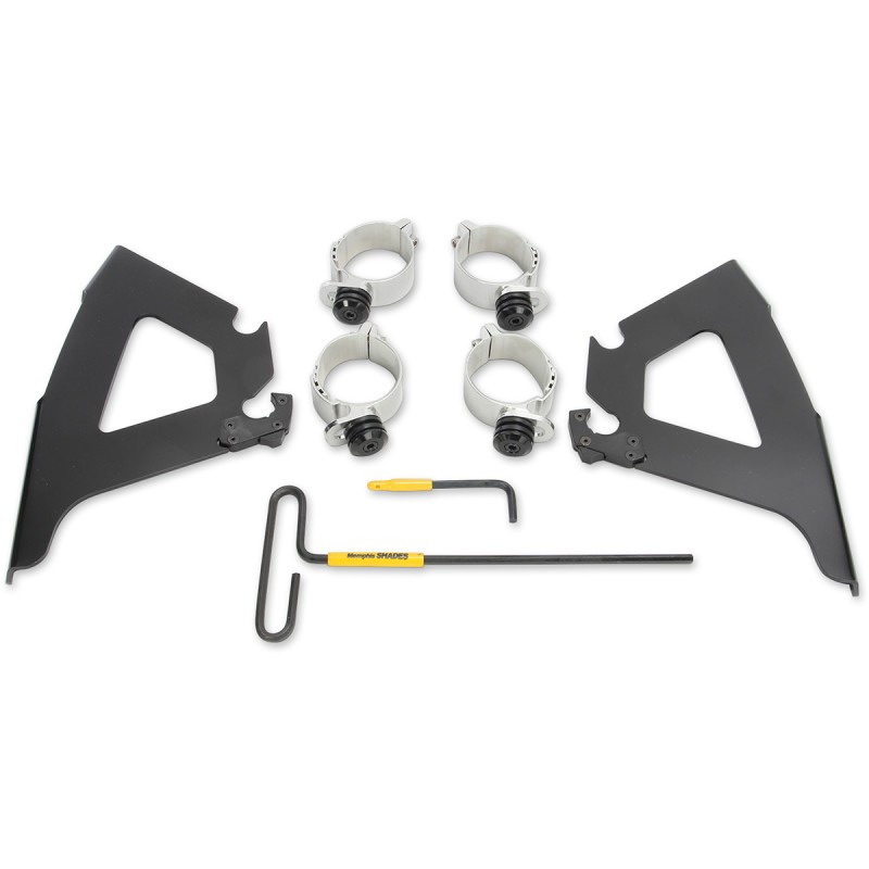 MEMPHIS SHADES Windshield Trigger-Lock Complete Mount Kit - Black - MEB2023