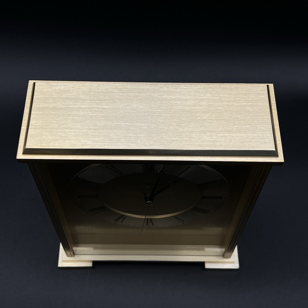 Howard Miller Exton Table Clock Brass Finish Read Description