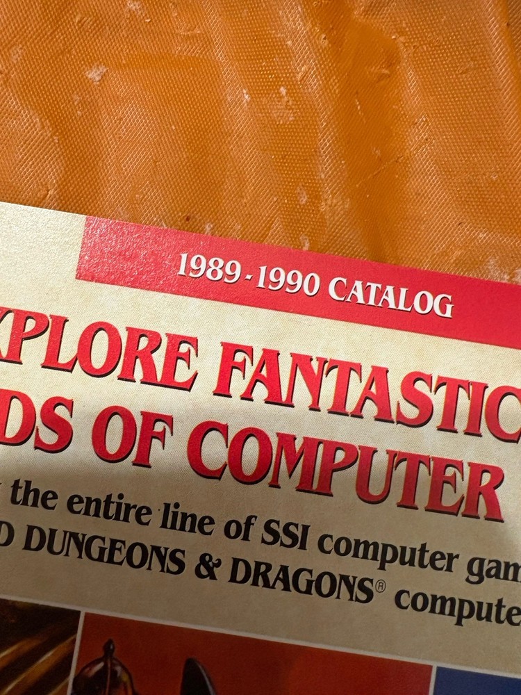 Advanced Dungeons & Dragons Dragonstrike Dragonlance Amiga Complete EUC