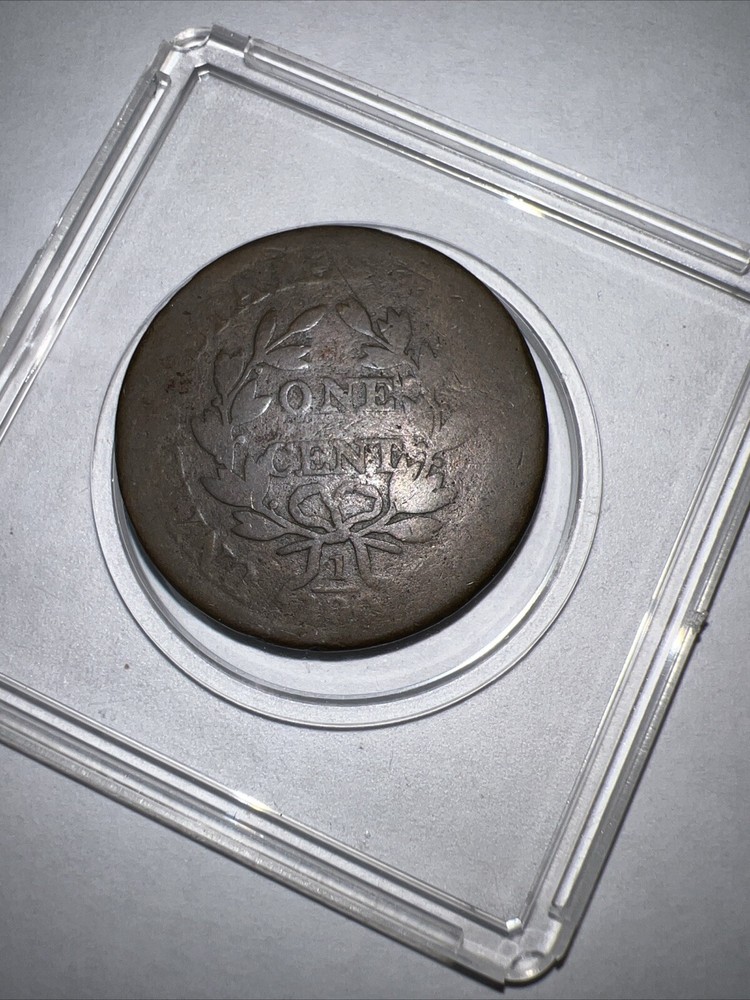 1807 Draped Bust Large Cent US 1 Cent Copper Penny Coin AG