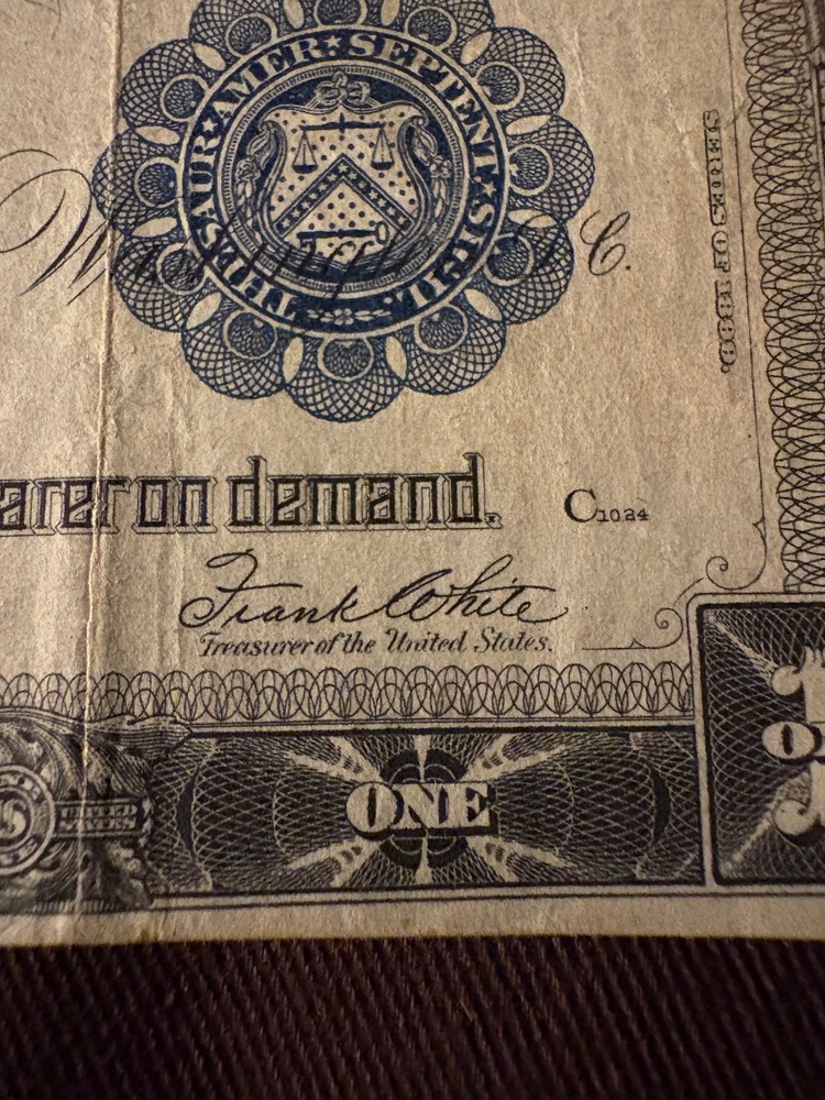 1899 Black Eagle $1 Silver Certificate