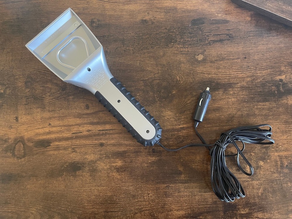 Electric Heated Windshield Ice Scraper 12V with Corded Plug