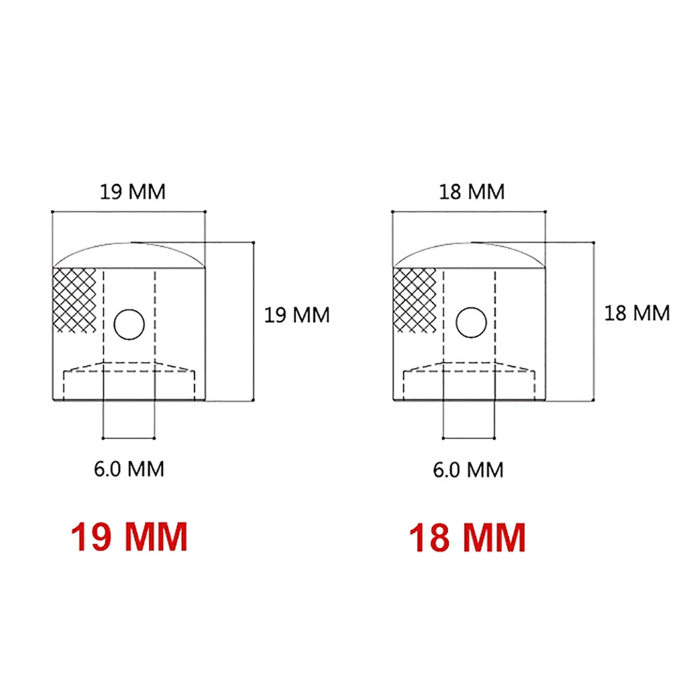 4Pcs Gold Metal Dome Knobs Guitar Bass Volume Tone Speed Control Knobs