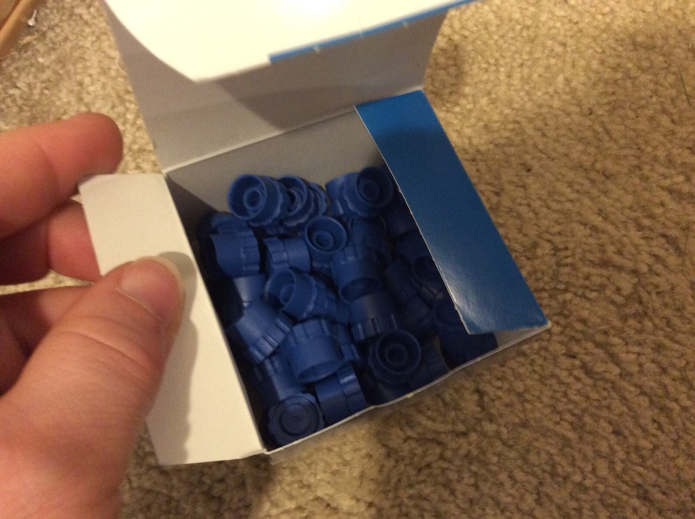 Nordson EFD 7012198 Tip Caps, Partial Box