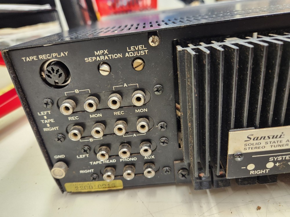 Sansui 5000A Stereo Receiver, TECHNICIAN SERVICED!, SEE LIST BELOW