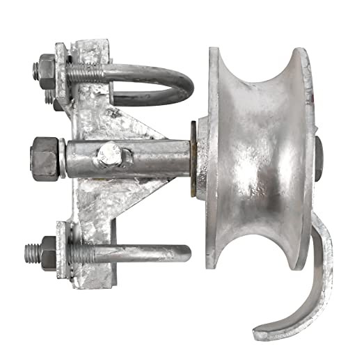 Warmwu Chain Link Rolling Gate Track Sliding Gate Rollers Galvanized S