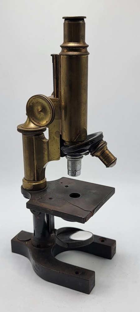 Antique Bausch & Lomb Early Pre 1930 Microscope Brass