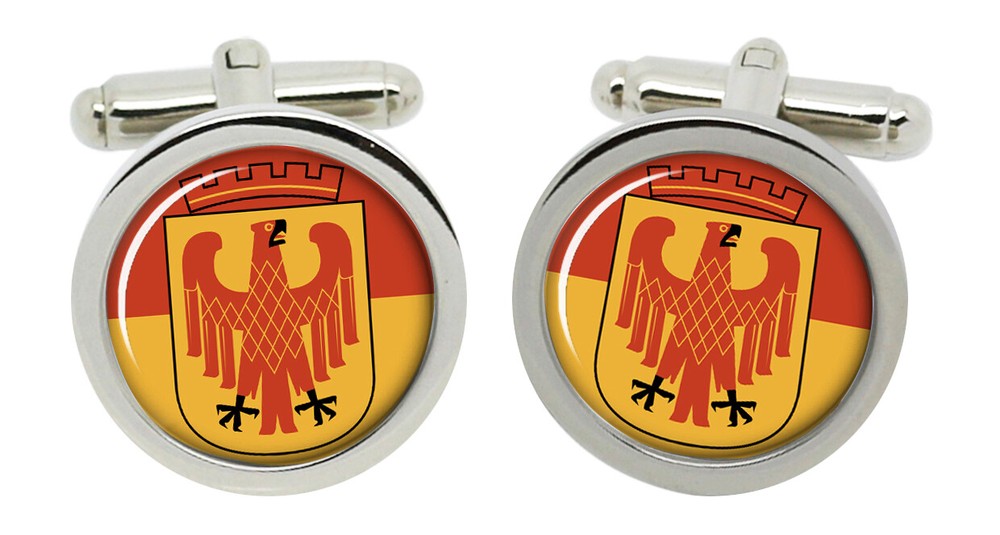 Potsdam (Germany) Round Cufflinks in Box