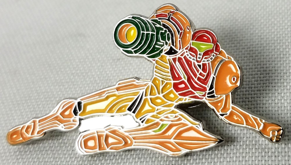 Samus Aran - Metroid Pin
