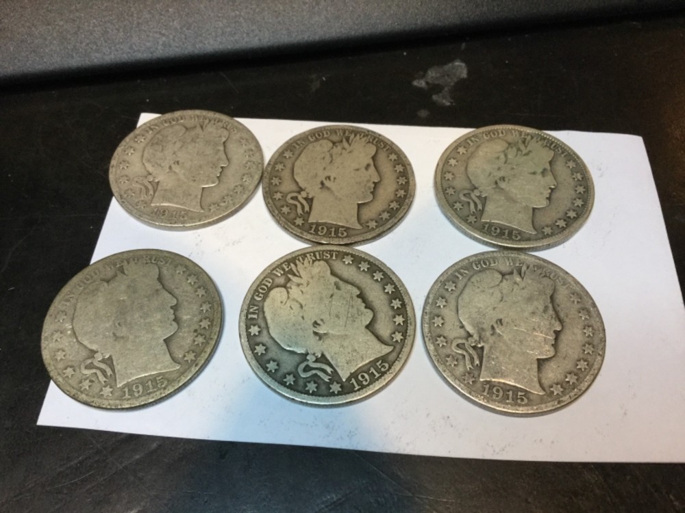 1915-D Barber Half in. Good