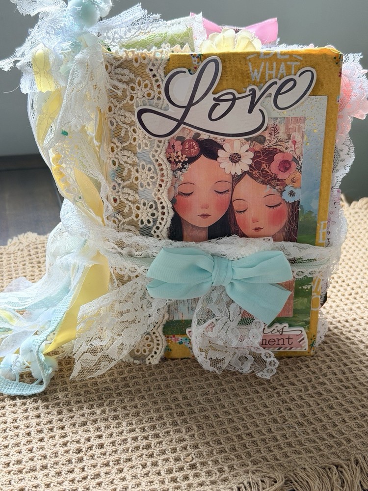 “Spring Sunshine”-Handmade Junk Journal
