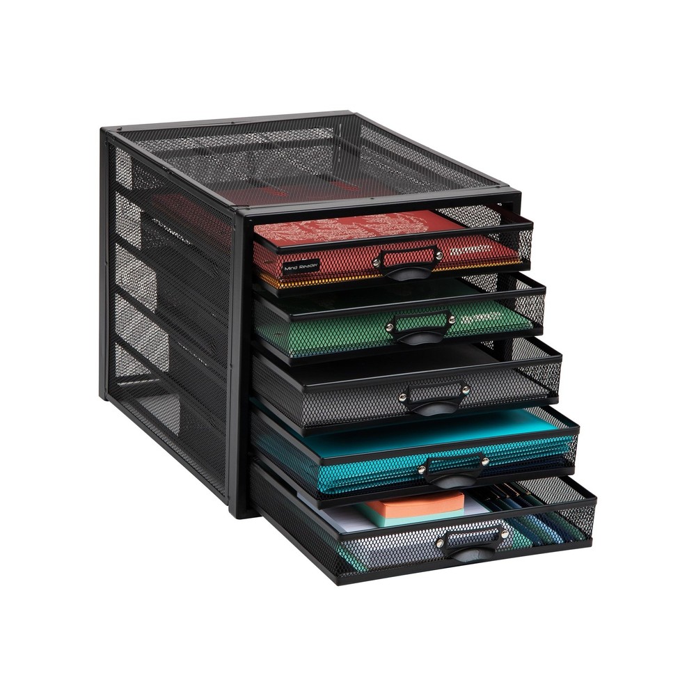 Mind Reader File Storage Drawers, Desk Organizer, Multi-Purpose, Crafts, Offi...