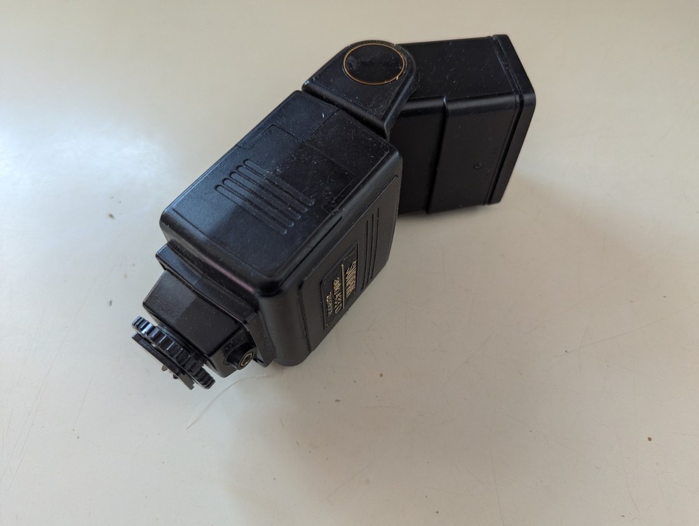 Sunpak Auto 433D Thyristor Shoe Mount Flash Olympus OM Tested And Working