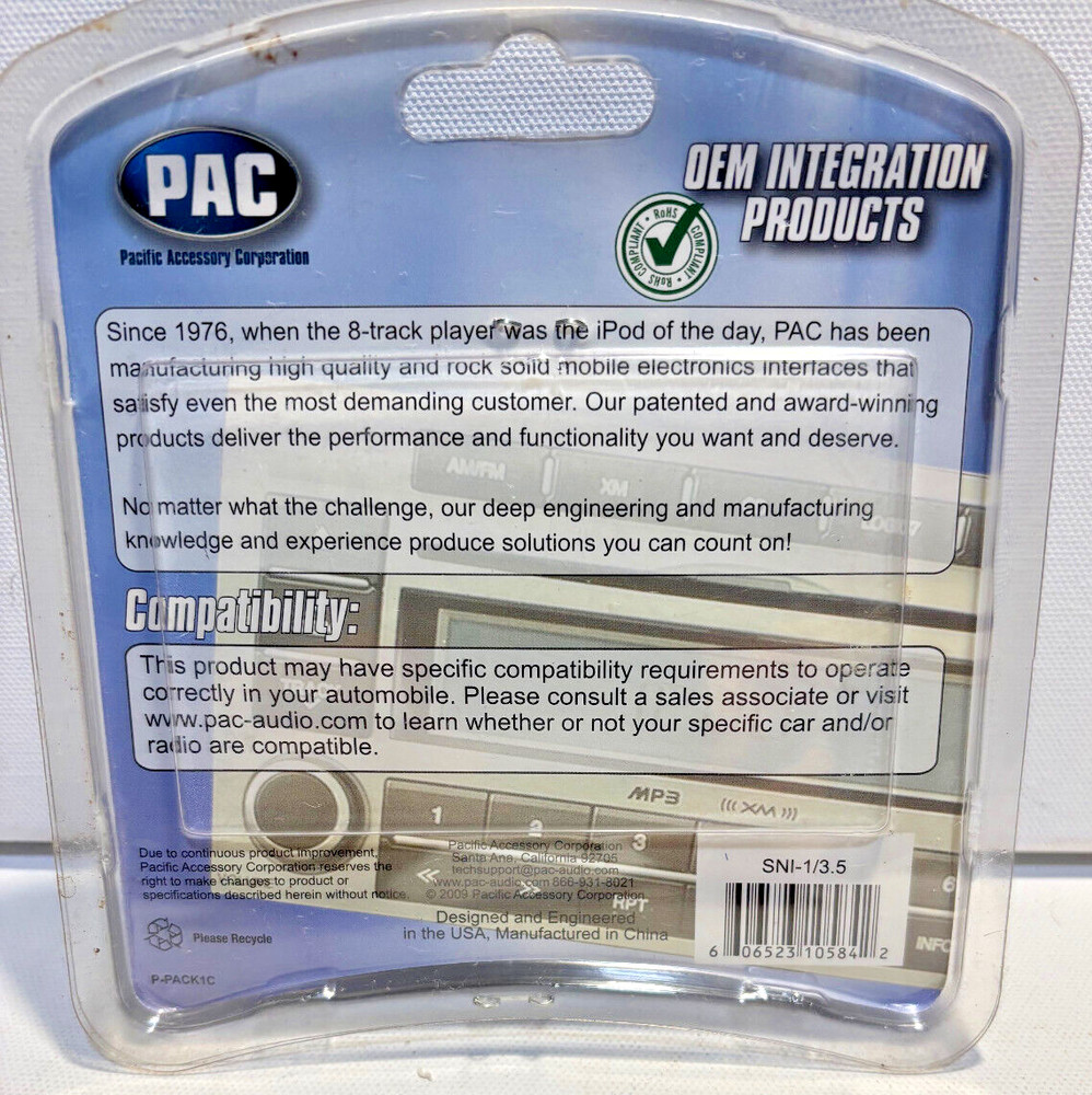 PAC SNI-1/3.5 mm Ground Loop Isolator