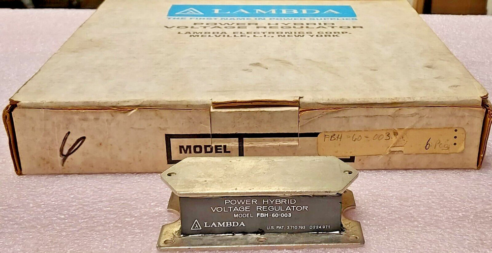 '1 PIECE' - PN# FBH-60-003, FBH60-003, FBH-60-3 - LAMBDA - VOLTAGE REGULATOR