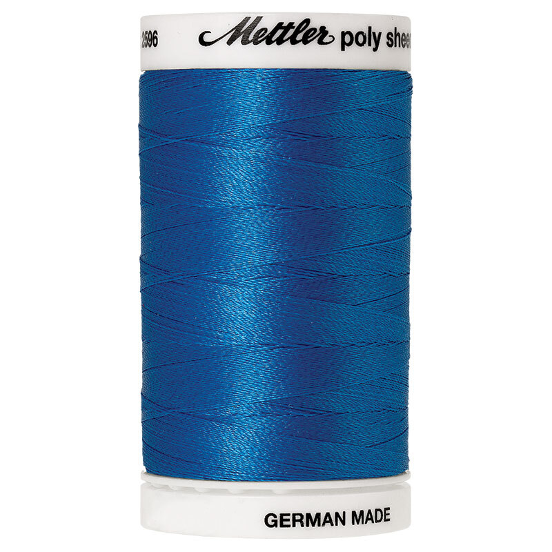 Mettler POLY SHEEN 100% Trilobal Polyester Machine Embroidery Thread 875yd Spool