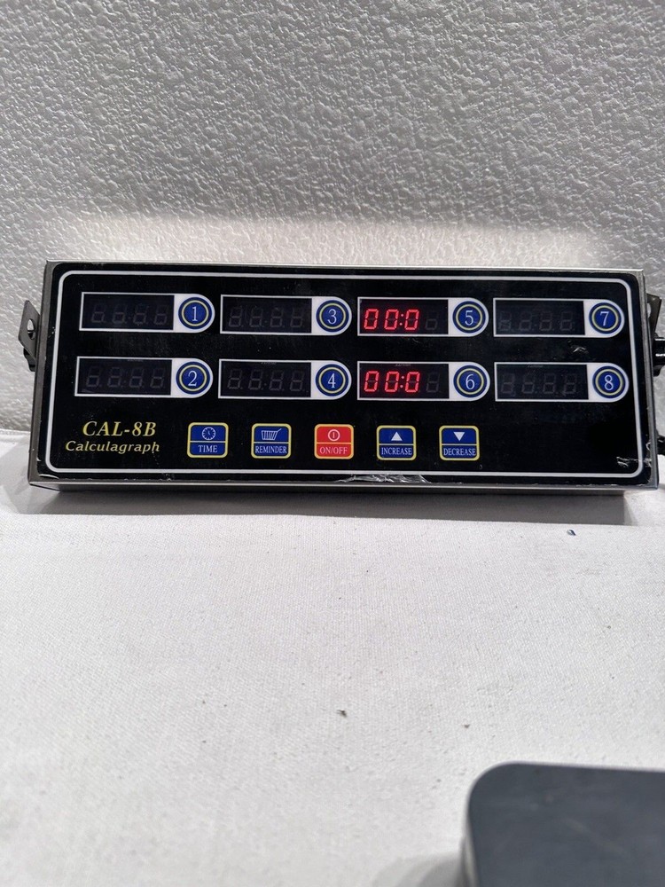 Digital Timer Kitchen Cooking Reminder Portable LCD Calculagraph, 8 Channels