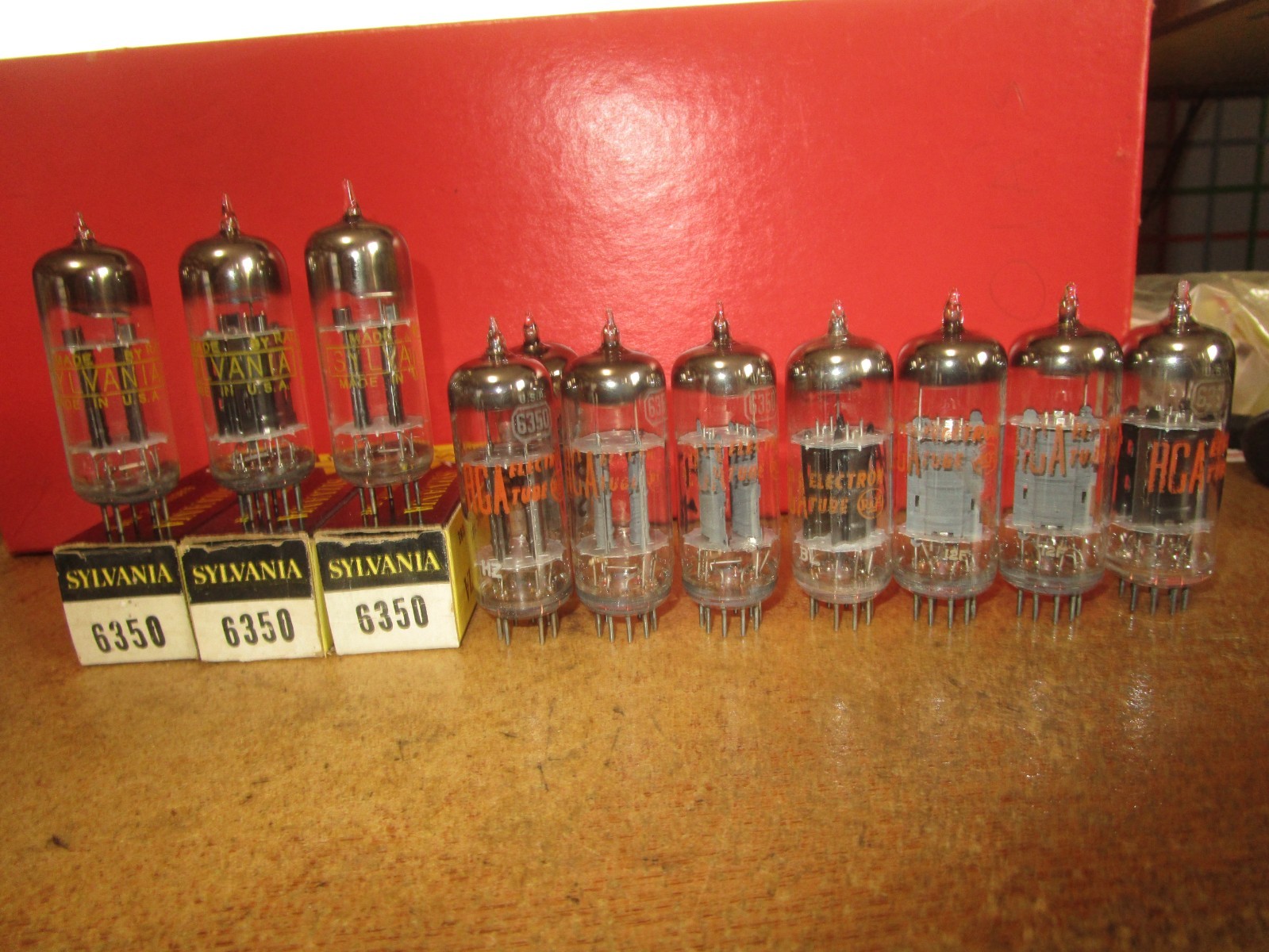 (11) NOS NIB to Strong RCA & Other 6350  Ham Radio    Audio  Tubes