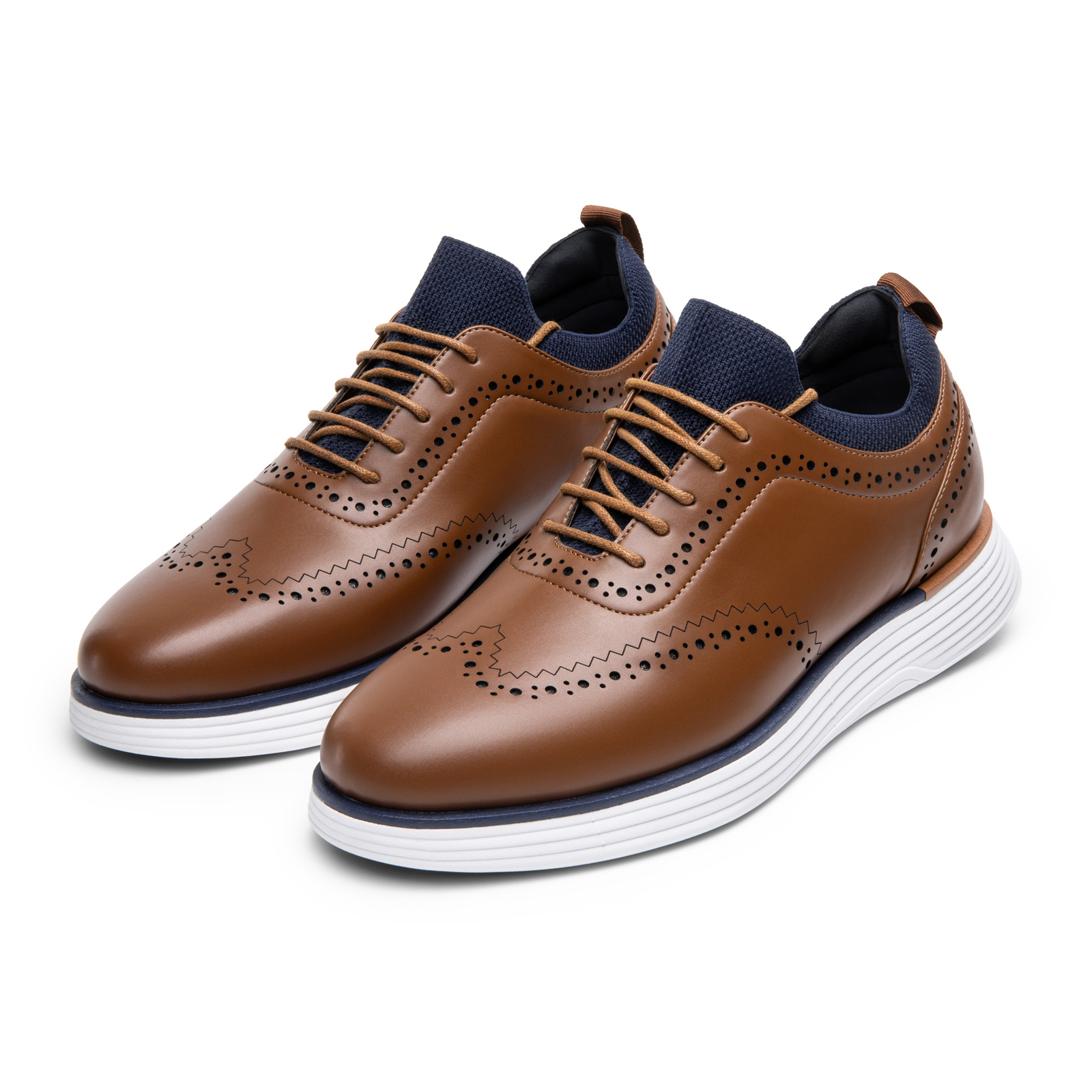 Men's Dress Sneakers Oxfords Casual Wingtip Brogue Comfortable Breathable Shoes