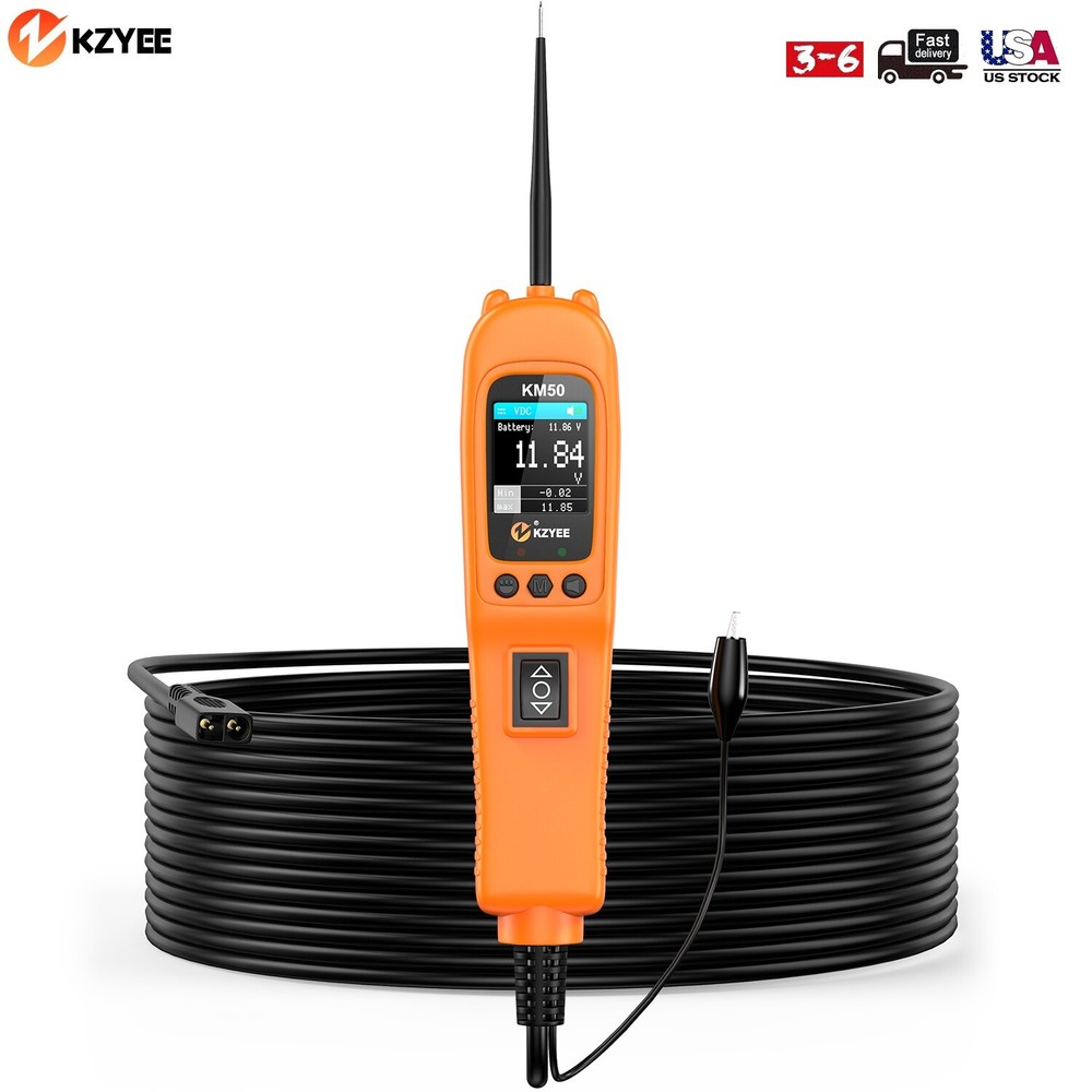 KZYEE Circuit Tester PowerScan Circuit Probe Tool 12V/24V Electrical Short Open
