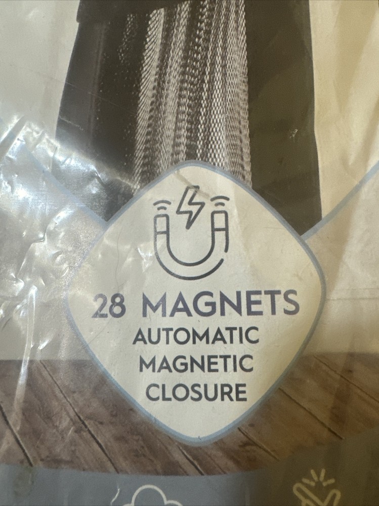 Augo Magnetic Screen Door 38X83 NWT Easy To Install