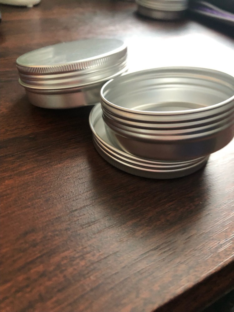 20 pack 2 oz aluminum balm tins