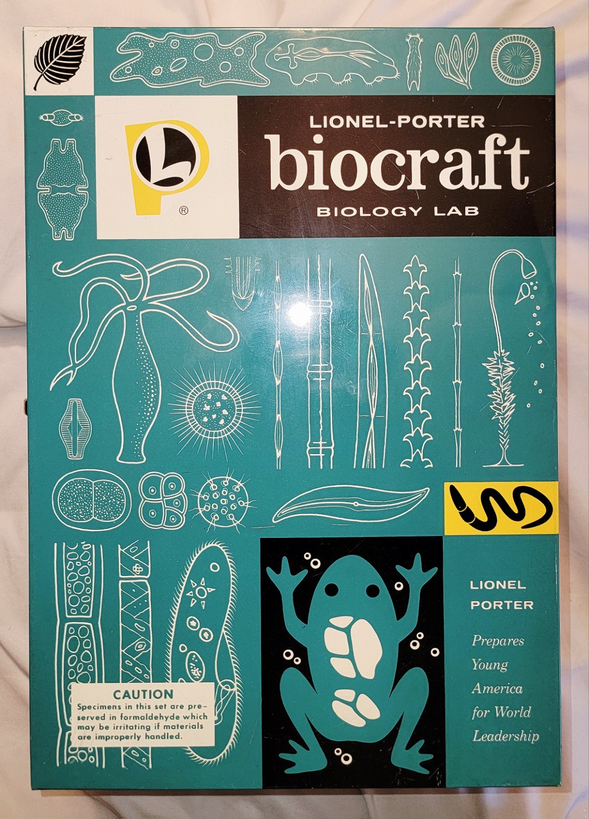1960s LIONEL-PORTER BIOCRAFT BIOLOGY LAB. BRAND NEW, UNUSED  *RARE* 3 SECTIONS!