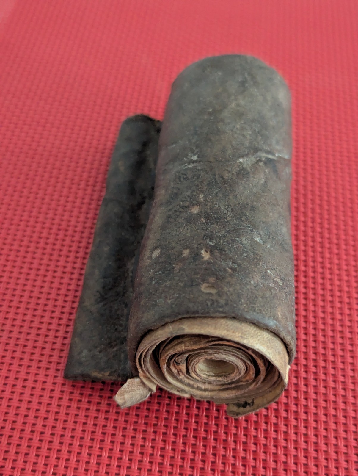 Antique Ethiopian Amulet Manuscript Scroll Handwritten Magical Prayer Protection