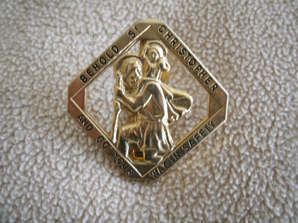 St Christopher Car Visor Clip Go Your Way in Safety