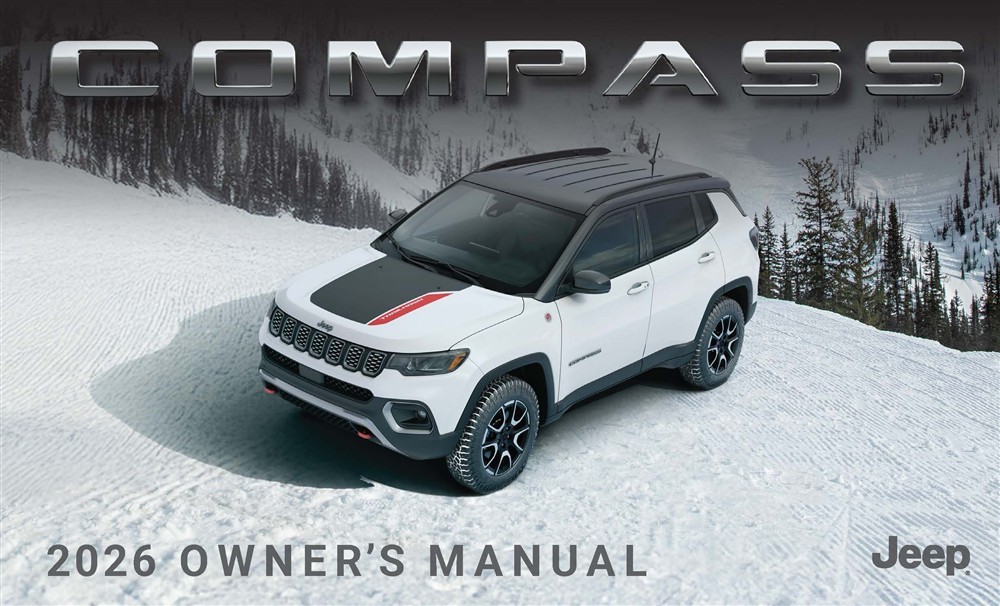 2026 Jeep Compass Owners Manual Operator Book
